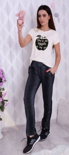 BIAŁA BLUZKA APPLE HIT JABŁKO P610