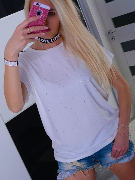 Super miła bluzka z dżecikami P622