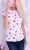 Modny t-shirt z printem UST i napisem LOVE RED LIPS P625
