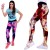 Neonowe legginsy FITNESS PUSH UP P409