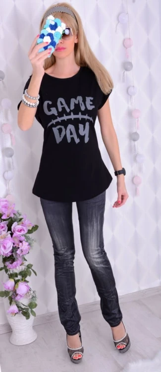 Bawełniana bluzka t-shirt FISHBONE P605