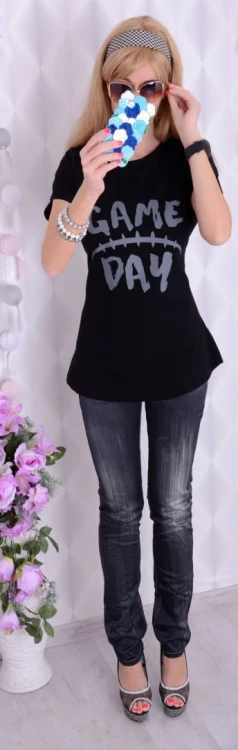 Bawełniana bluzka t-shirt FISHBONE P605