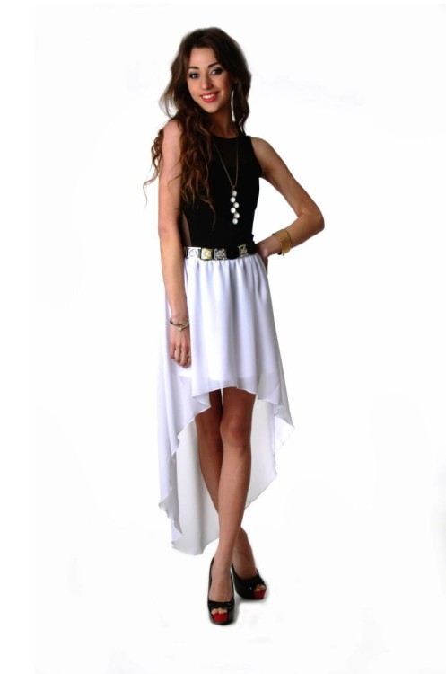 Asymetryczna spódnica pastele tiul P115