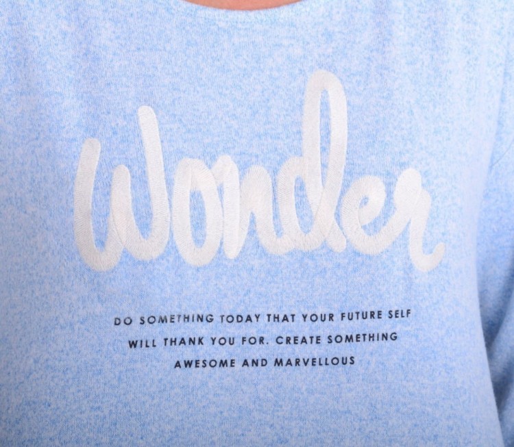 NOWOŚĆ! MILUTKI SWETEREK BABY BLUE WONDER P625A