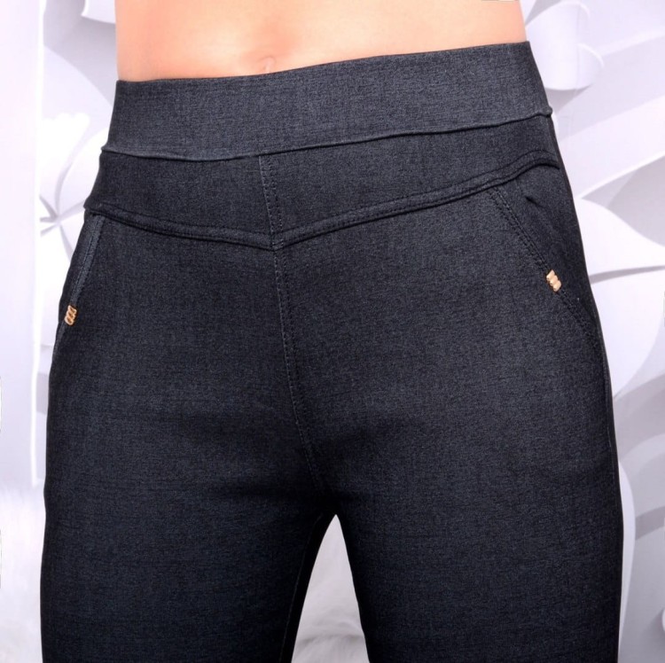 NOWOŚĆ LEGGINSY JAK SPODNIE JEANSOWE P409AA