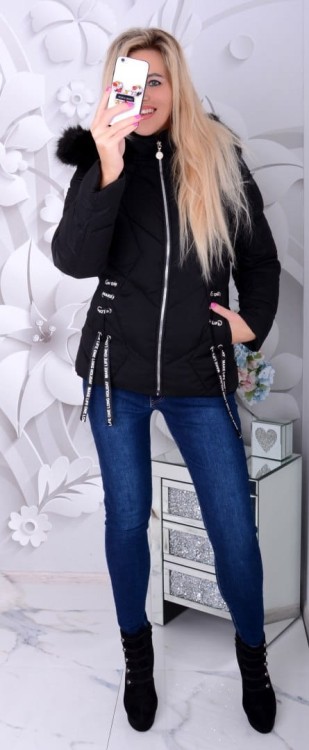 NOWOŚĆ! Śliczna kurtka z kapturem JENOT P728