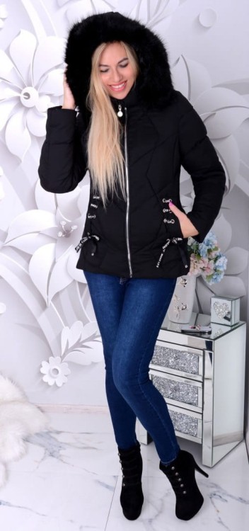 NOWOŚĆ! Śliczna kurtka z kapturem JENOT P728