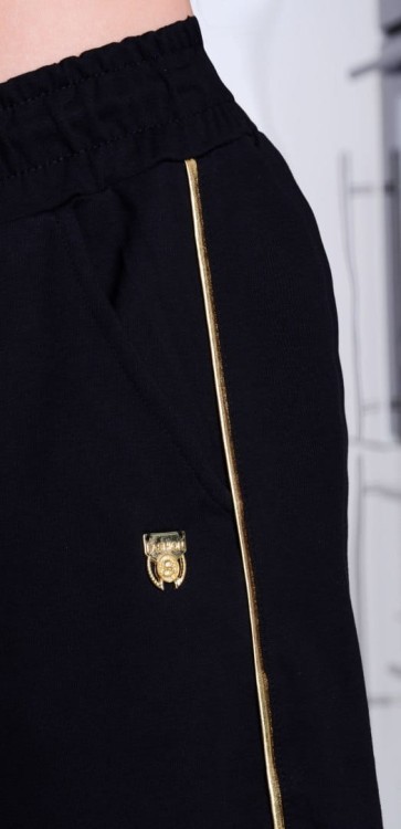 NOWOŚĆ! Stylowy dres w dużych rozmiarach Złoto P723A