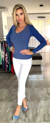 Bluzka w cyrkonie FB148