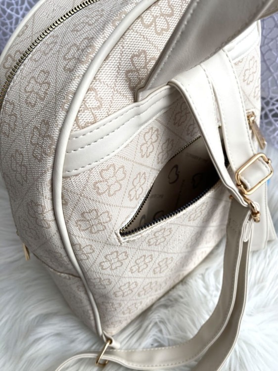 Elegancki plecak miejski pojemny A4 logo GUE FB63