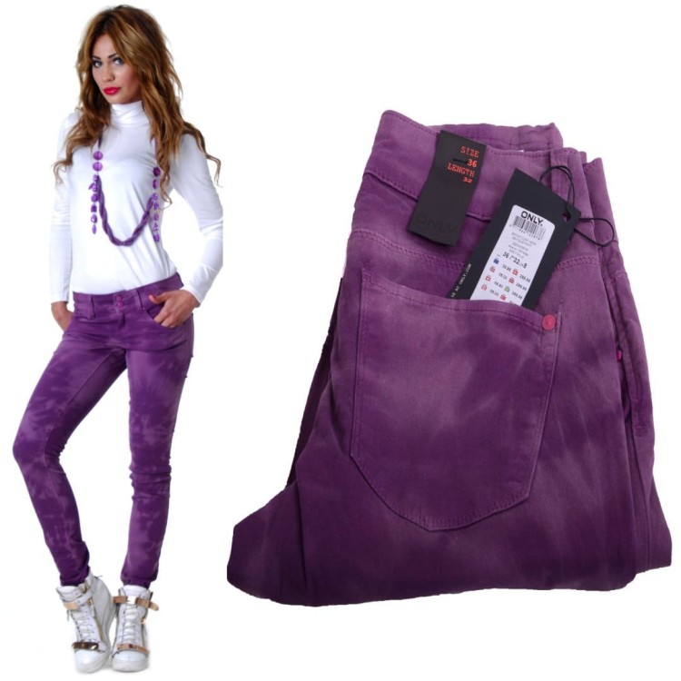 JEANSY MARKI ONLY rurki dekatyzowane P318