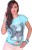 Piękna bluzeczka T-SHIRT pastele P648