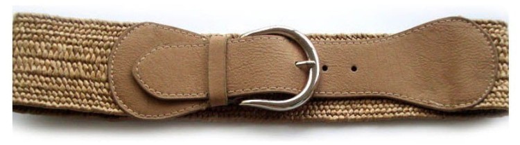 Modny pasek casual parciany P913