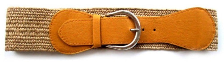 Modny pasek casual parciany P913