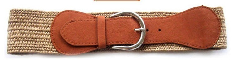 Modny pasek casual parciany P913