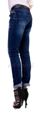 Orginalne modne jeansy ze streczem denim P358