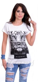 Piękna bluzka z motywem tygrysa P682