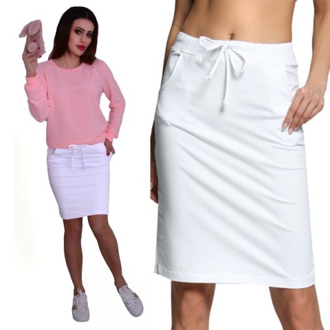 SPÓDNICA DRESOWA NA GUMIE WIĄZANA P123A SPÓDNICA DRESOWA NA GUMIE WIĄZANA P123A