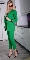 NOWOŚC Damski garnitur w modnej zieleni P701